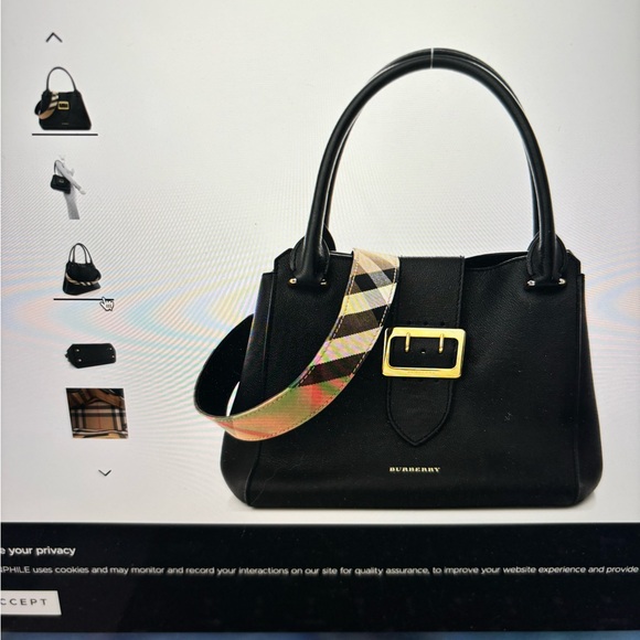 Burberry soft grain leather handbag - Picture 1 of 7